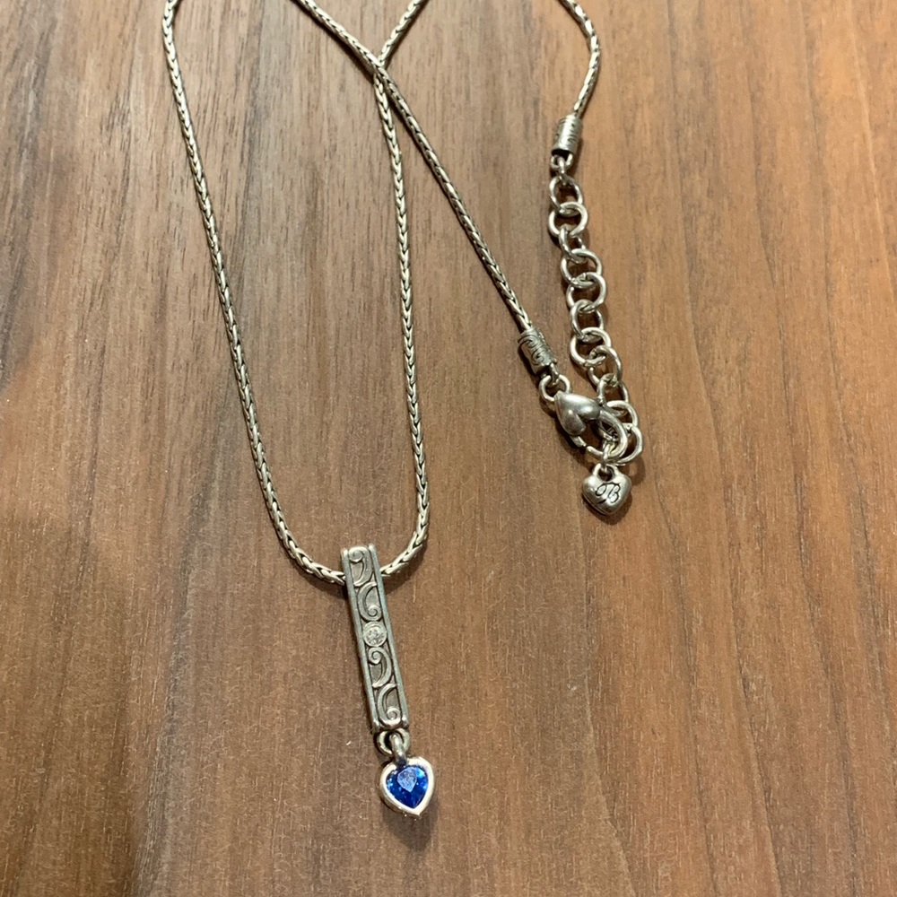 Brighton Blue Heart Necklace